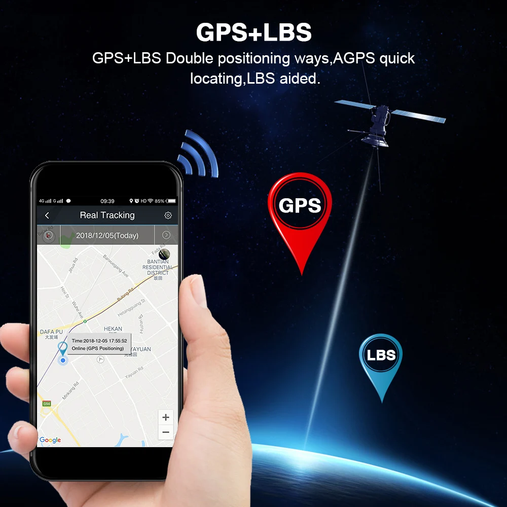 3G GPS трекер автомобильный локатор фонарик вибрационная сигнализация SOS в