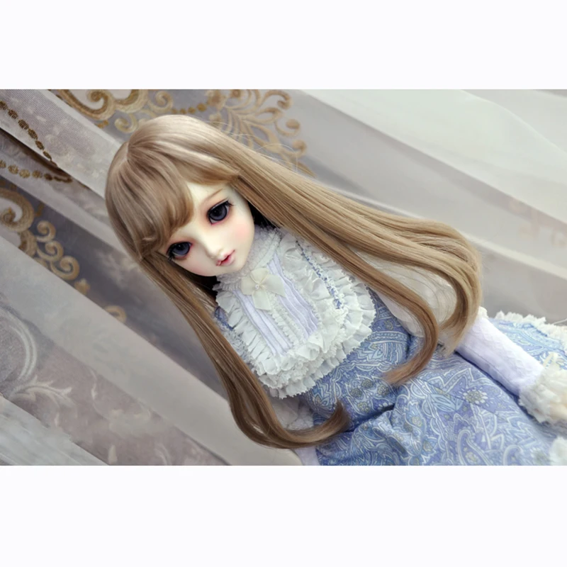 Аксессуары Allaosifydoll 1/3 1/4 парик для шарнирной куклы кукол длинные прямые косые