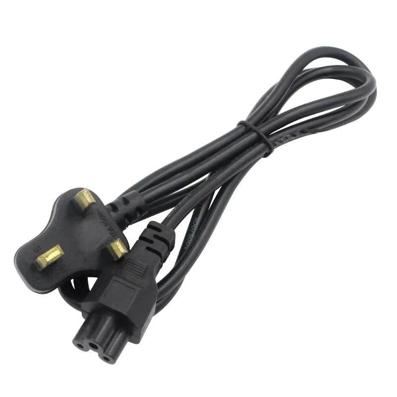 Британский сетевой шнур переменного тока IEC C5 Cloverleaf главный источник питания