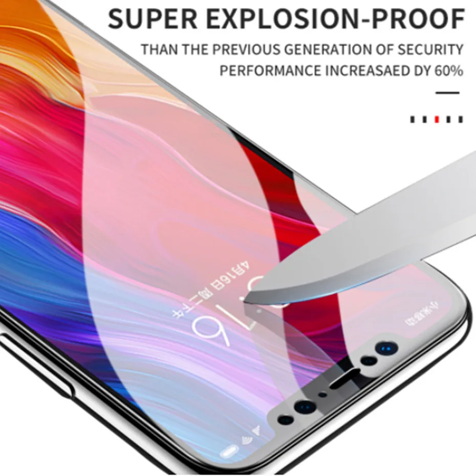 Защитная пленка из закаленного стекла для xiaomi mi 8 a2 se lite Полное покрытие защитное