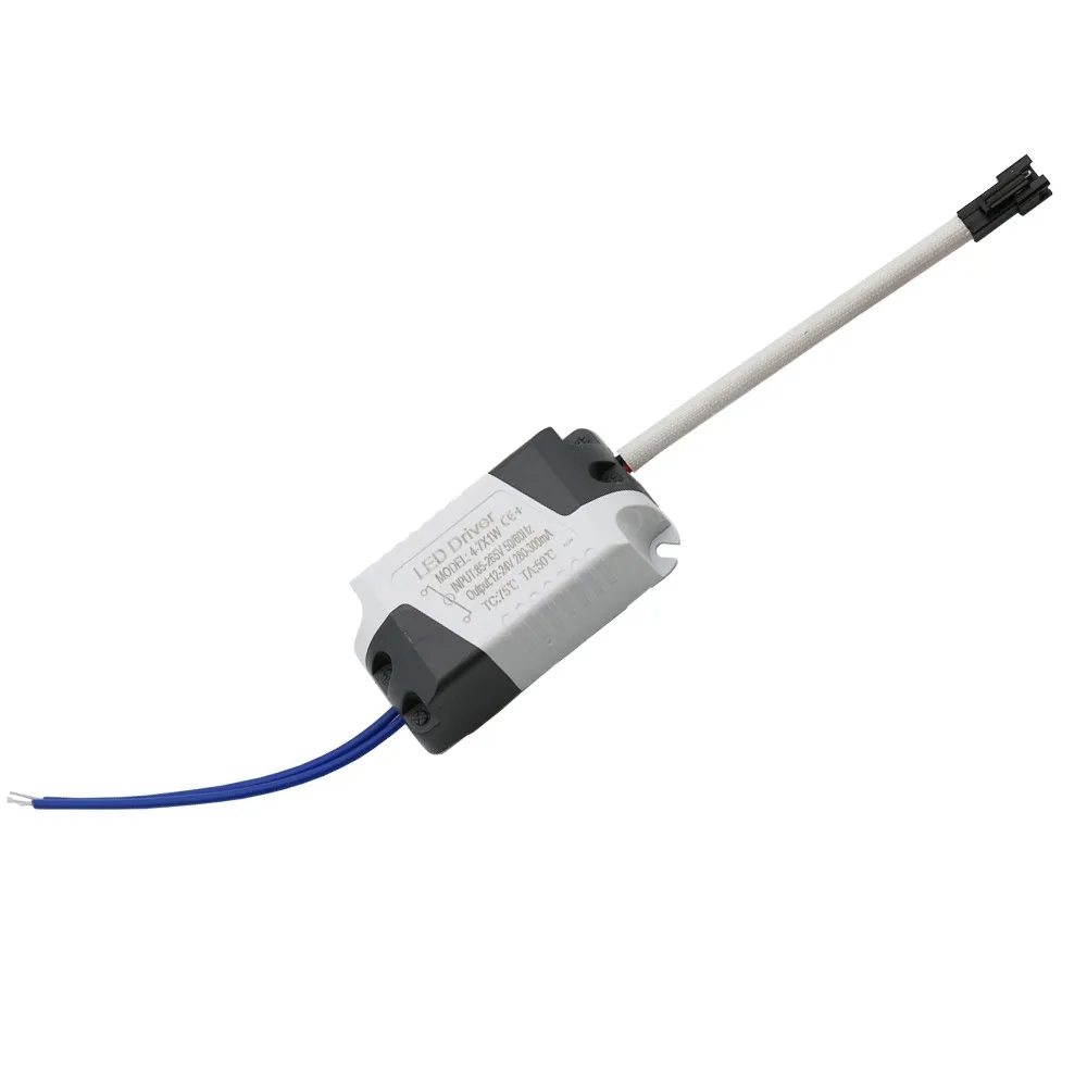 5 шт./лот 300mA 4 5x1W 7x1W 4W 5W 6W 7W источник питания AC 85 265V DC 9 17V 12 24V светодиодный драйвер|led