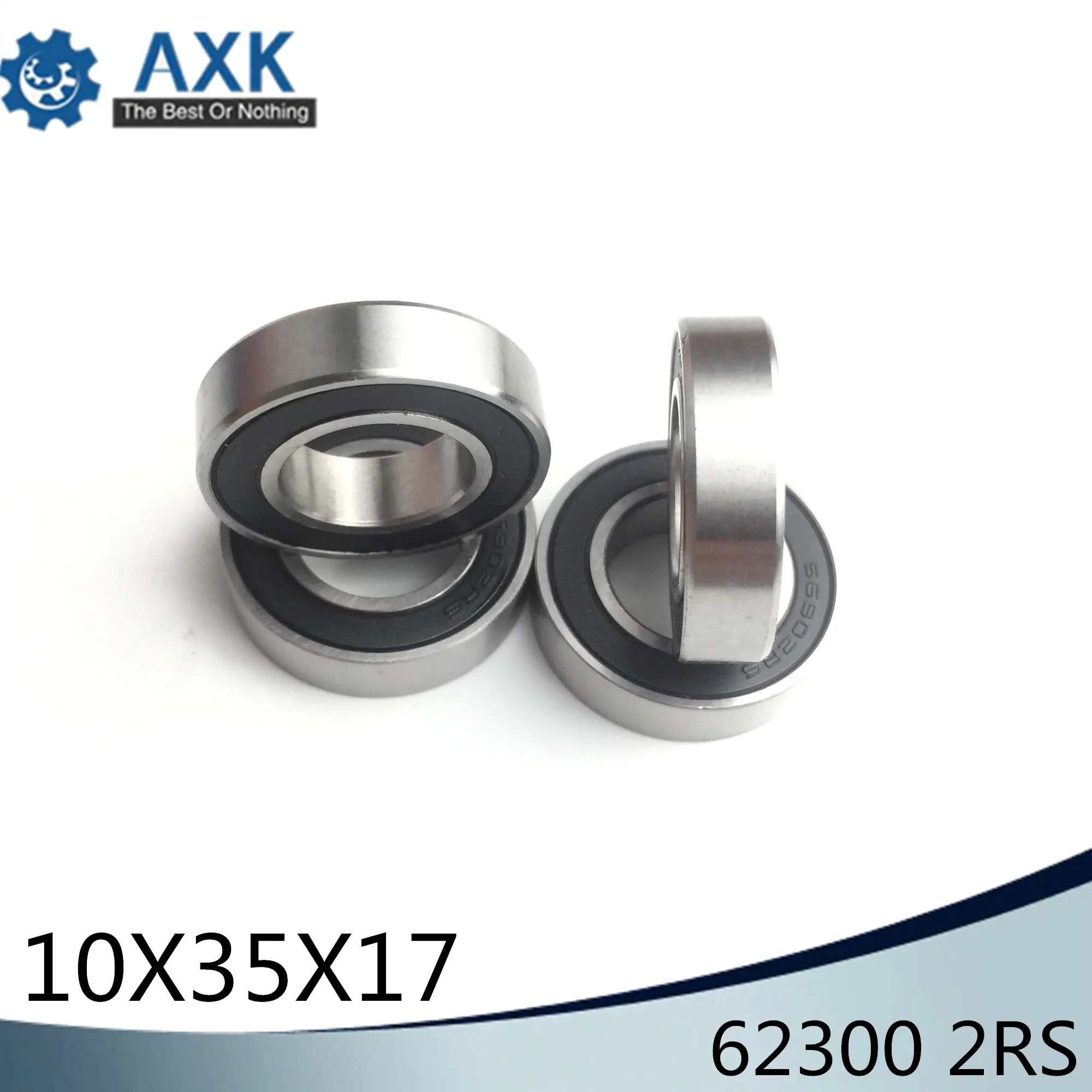 62300 2RS нестандартные 103517 упорные шарикоподшипники 10*35*17 мм ABEC 1 ( 2 предмета)|Валы| |