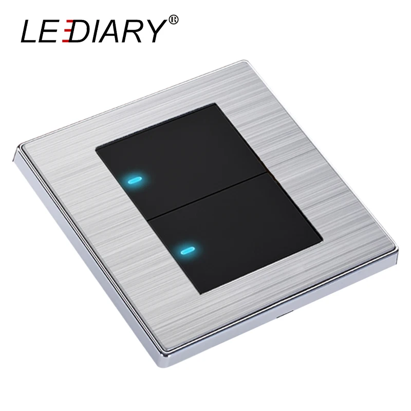 Светодиодный выключатель IARY из нержавеющей стали Настенные переключатели с 1