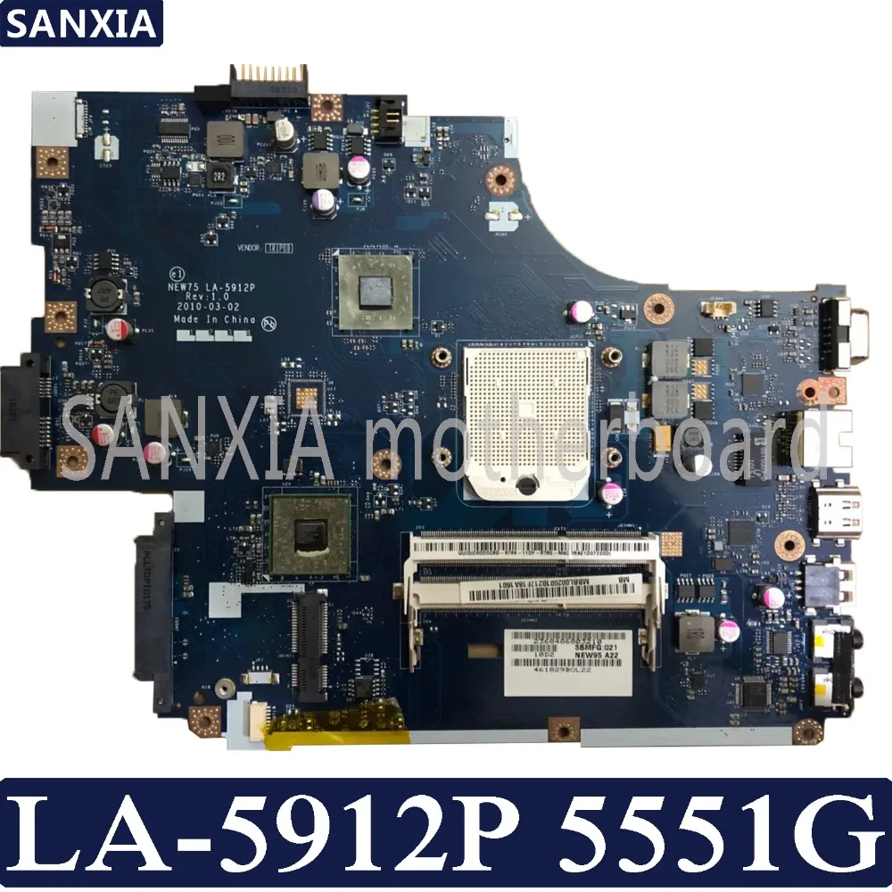 Материнская плата KEFU LA 5912P для ноутбука Acer 5551G 5552G протестированная оригинальная