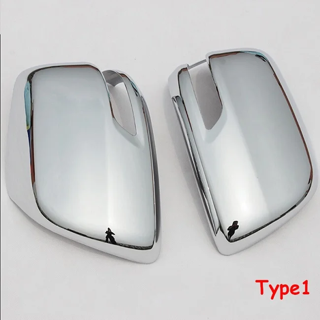 Type1 Для Toyota Prado FJ150 FJ 150 2010 2011 2012 2013- ABS Пластик Боковая дверь Зеркало заднего вида крышка автомобильные аксессуары 2 шт - Цвет: Type1