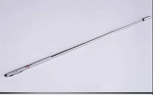 flashlight only Светодиодный Телескопический фонарик baton truncheon Самозащита многофункциональная лазерная ручка-перо хлыст красная лазерная указка обучающая палка - Испускаемый цвет: flashlight only