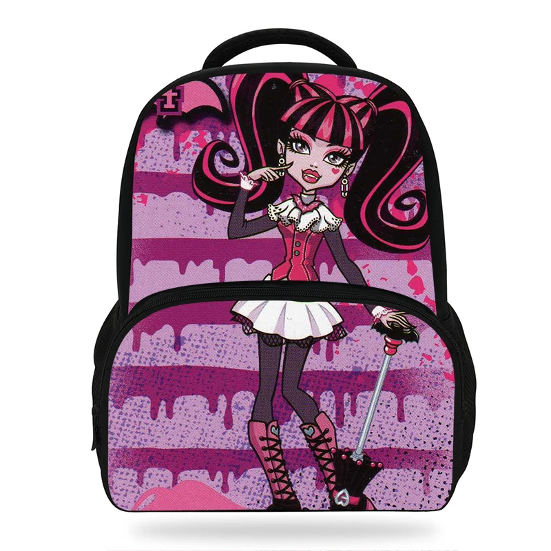 Детские рюкзаки Monster High Draculaura/Clawdeen Wolf/Frankie Stein для девочек подростков школьные
