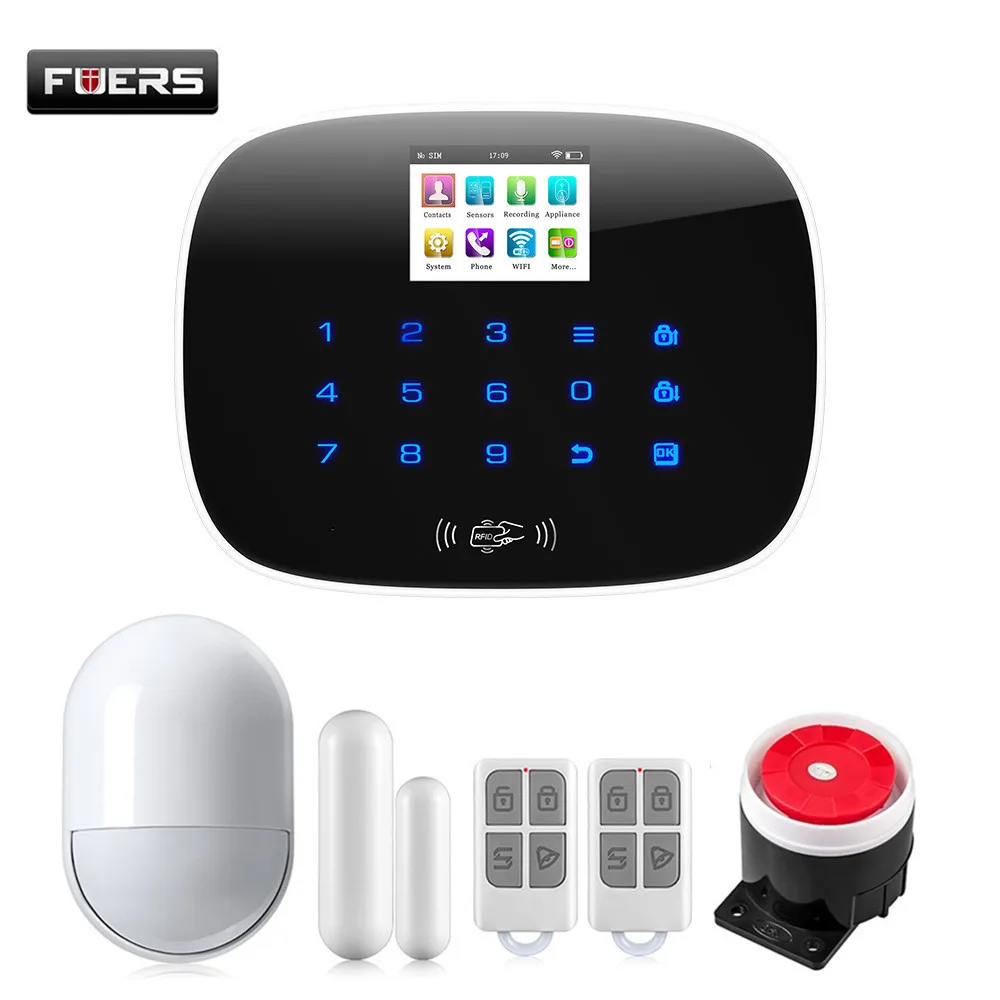 Fuers 433 МГц беспроводной wifi 3g сигнализация GSM Сигнализация PSTN домашняя охранная