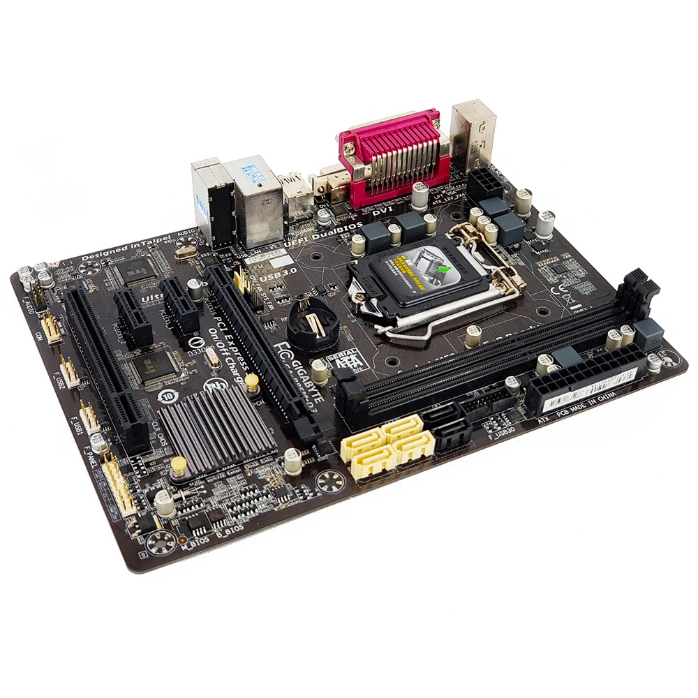 Gigabyte GA-B85M-D3V настольная материнская плата B85M-D3V B85 LGA 1150 i7 i5 i3 Pentium Celeron DDR3 16G SATA3 USB3.0 DVI