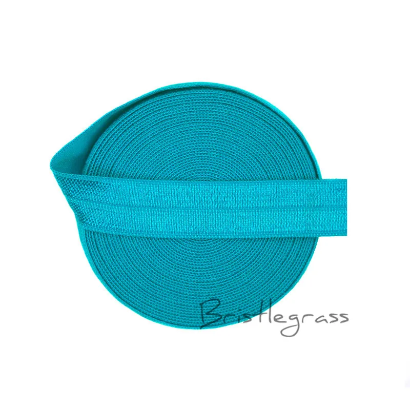 BRISTLEGRASS 5 ярдов 5/" 1,5 см неоновый сплошной FOE сгибается по эластичности спандекс атласная Детская повязка для волос платье с повязкой кружевная отделка ручной работы шитье