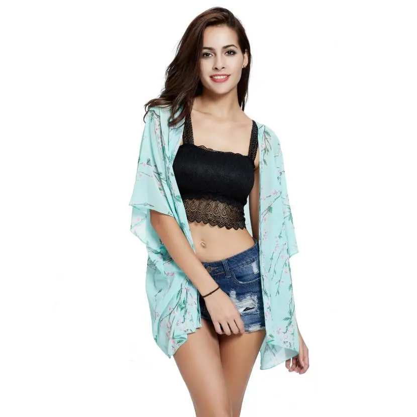 JAYCOSIN новая женская шифоновая свободная шаль в стиле бохо с цветочным принтом