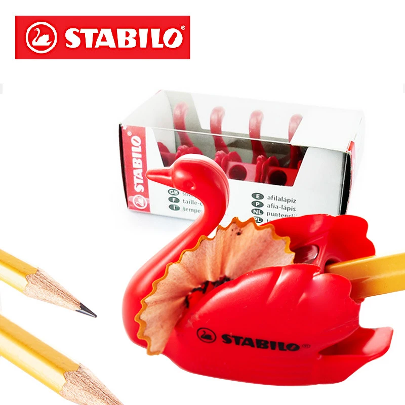 1 шт. Stabilo 4593 креативная точилка для карандашей в форме Красного лебедя