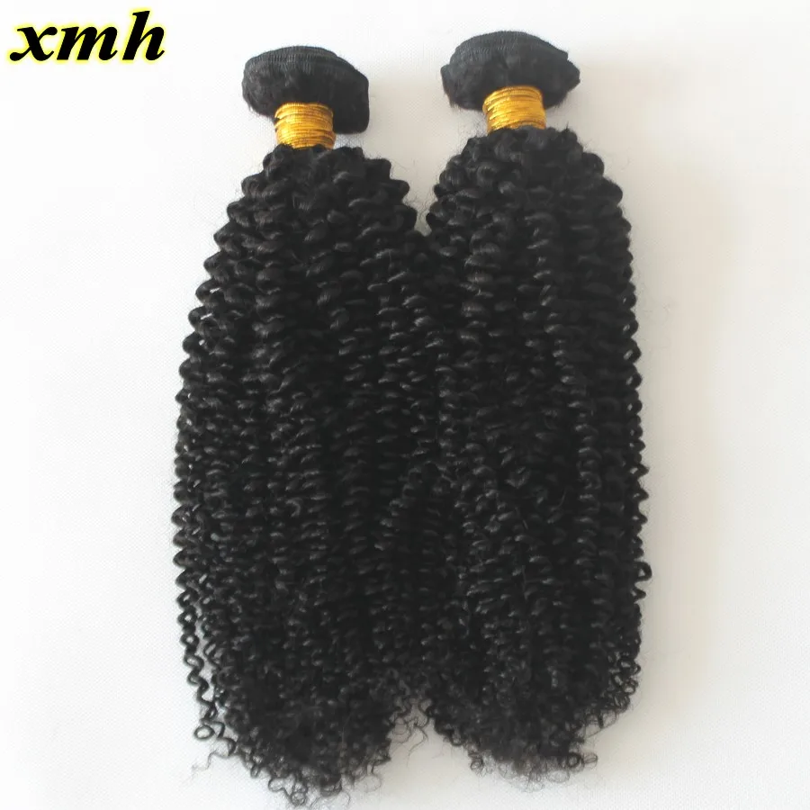 8А Необработанные Бразильского Виргинские Человеческих Волос Кудрявый Вьющиеся