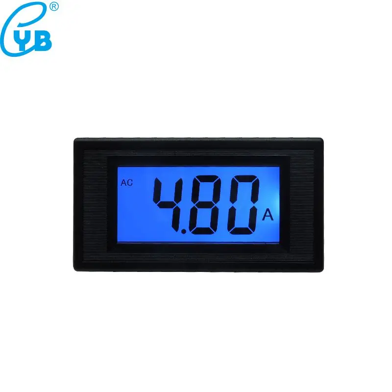 YB5135D AC Амперметр измеритель тока AC 200mA 2A 10A 50A 100A 200A 300A 500A ЖК-цифровой амперметр с синей подсветкой амперметр панели