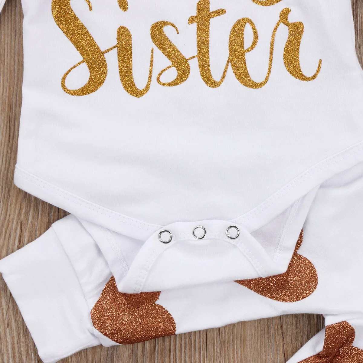 3PCS Newborn Toddler Baby Girl Clothes Autumn Warm Cute Sets Long Sleeve Sisters Romper Jumpsuit Bodysuit Pants Outfit Set | Мать и