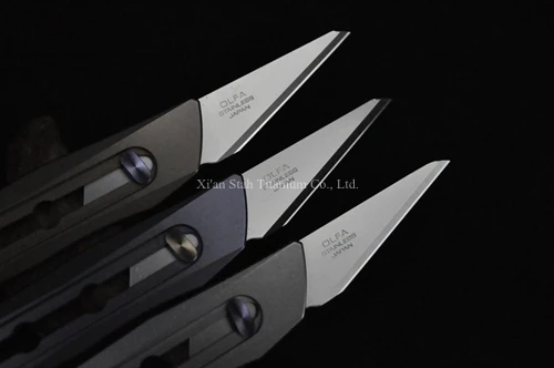 Titanium TC4 EDC мм скользящий инструментальный нож Длинный 110 резак цельный 10 толстый