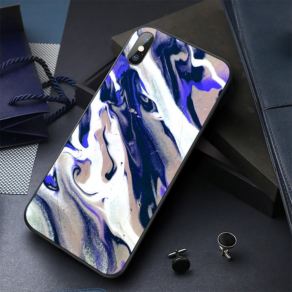 Мягкий чехол с УФ-узором для телефона iPhone x xr xs max 6 6s Plus 7 8 5 5S se TPU |