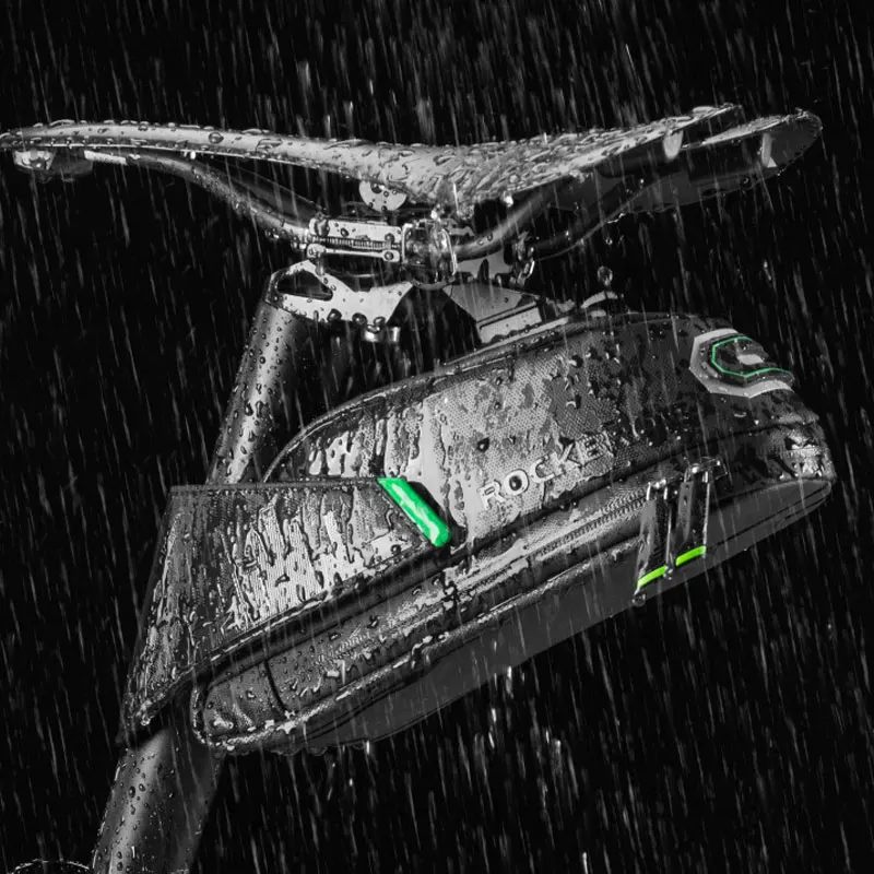 

ROCKBROS Rainproof Bicycle Bag Saddle Bag Reflective Bike Bag Shockproof Cycling Rear Seatpost Bag MTB Bike Accessories