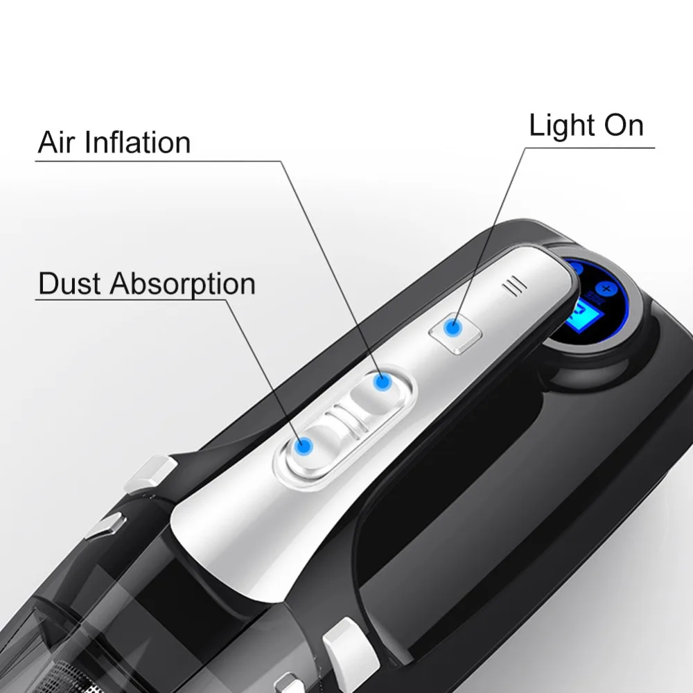 Multi function автомобильный пылесос 4 в 1 портативный датчик давления воздуха шинах