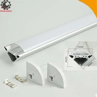 50x50mm v shape aluminum channels 90 degree corner led strip channel system v shape corner mounted aluminum led lighting profile