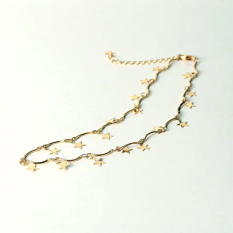 Tiny Star Choker Necklace for Women Necklaces Pendants Simple Boho Layering Chokers Chockers | Украшения и аксессуары