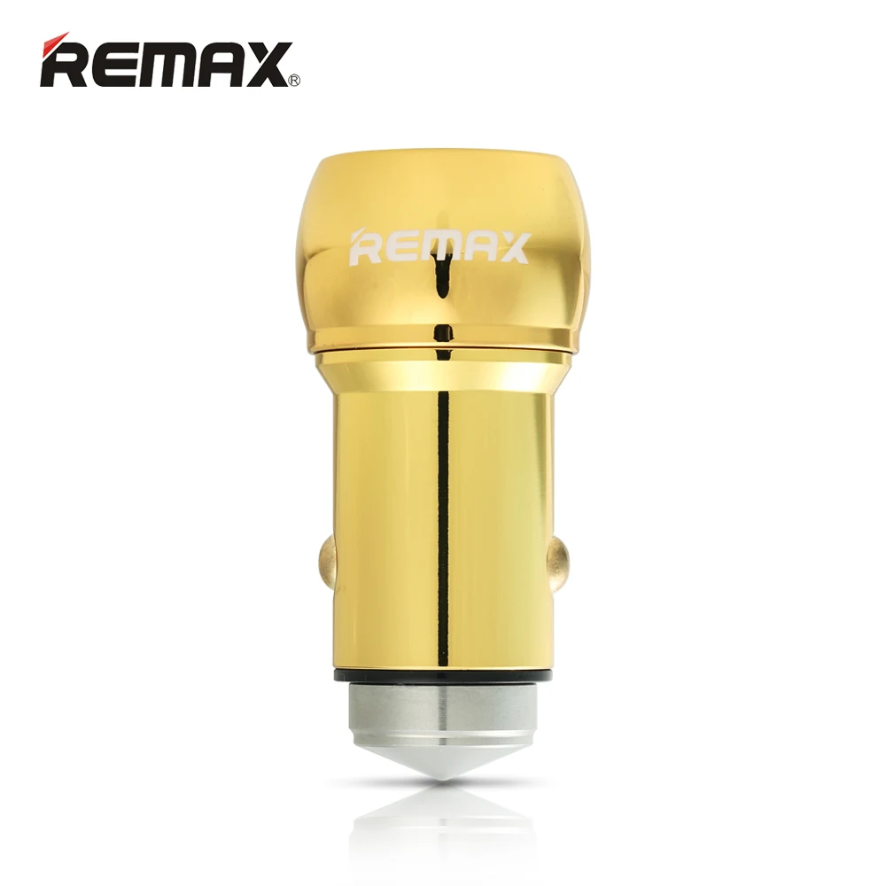 Remax Автомобильное Зарядное Устройство 2.4A Макс Выход Dual USB Порты Аварийный Молоток