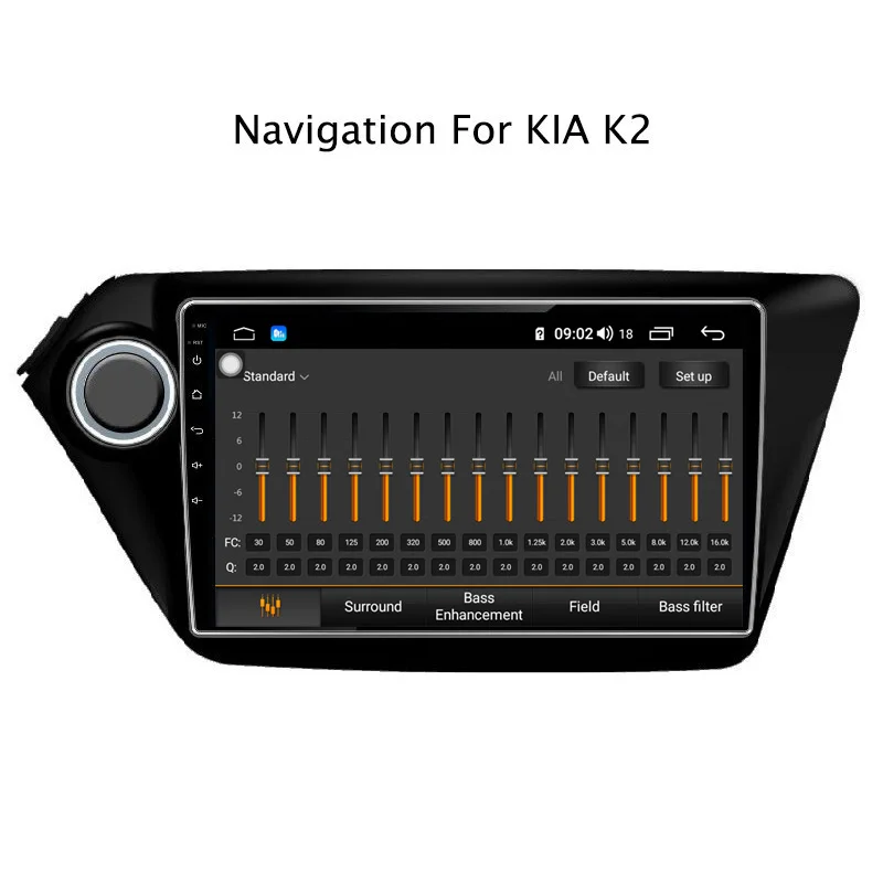 9 &quotAndroid 8 1 core 4G ram 64G rom gps навигация автомобильное радио для Kia K2 2010 2015 с Carplay/4G