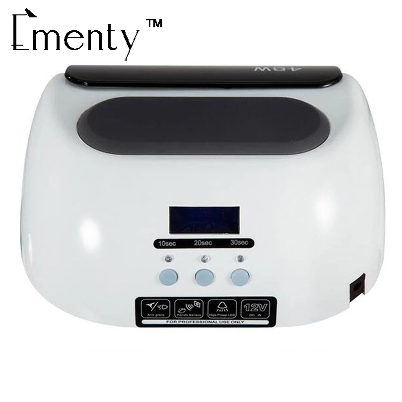 Ementy 48 Вт Защита от солнца ногтей сушилки УФ Лампы для мотоциклов металл/ABS