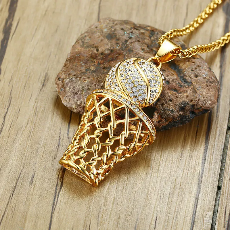 APL - Men's Sports Hanging Basketball Golden Street Jewelry Chao Event Falling Wholesale | Украшения и аксессуары