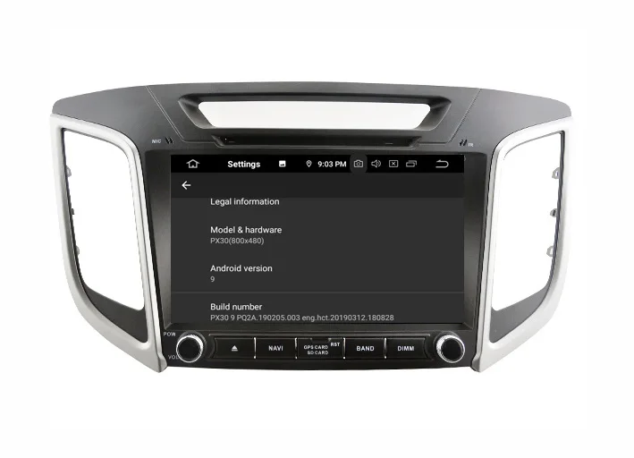 Четырехъядерный Android 9 0 автомобильный dvd плеер для HYUNDAI ix25/CRETA Автомобильный