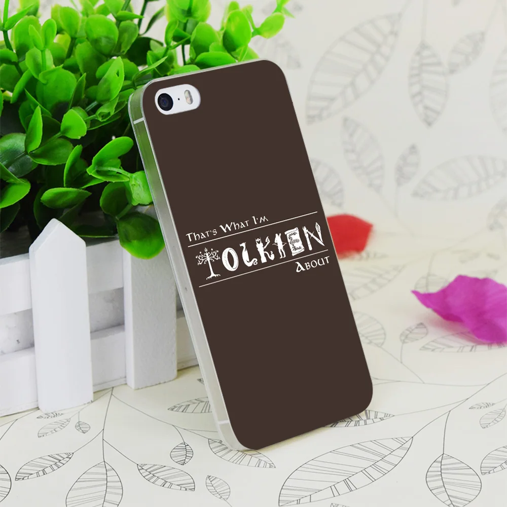 C2342 What I'm Tolkien About Transparent Hard Thin Case Skin Cover For Apple IPhone 4 4S 4G 5 5G 5S SE 5C 6 6S Plus |