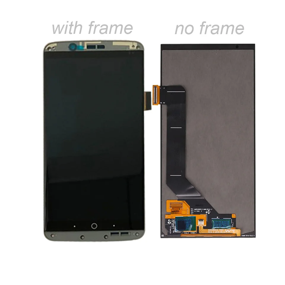 5.5"For ZTE Axon 7 A2017G LCD Display Touch Screen Digitizer With Frame Replacement For | Мобильные телефоны и