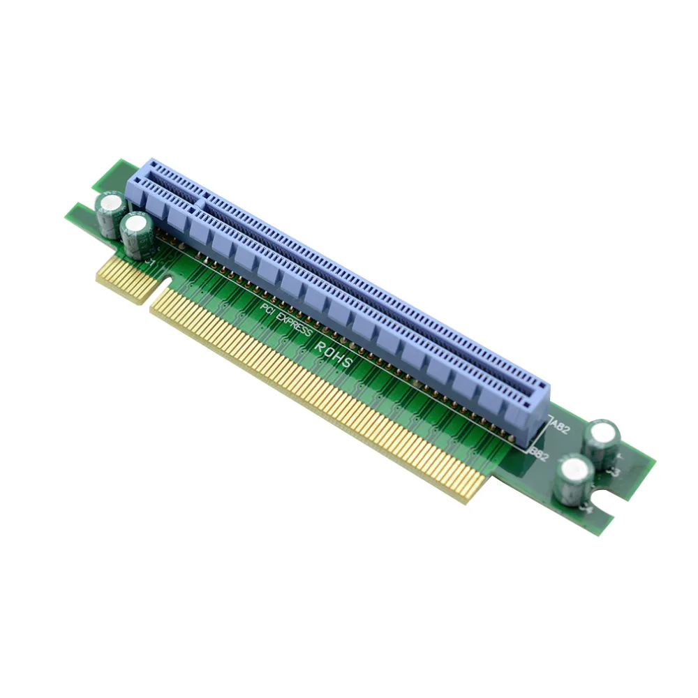 Переходная плата PCI-E Express 16X 90 градусов для корпуса компьютерного сервера 1U |