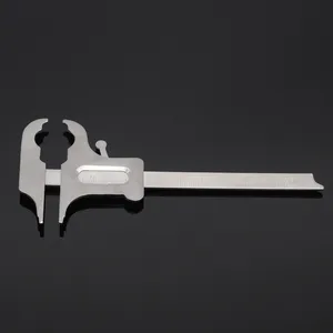 Стоматологический Верньер из нержавеющей стали, ортодонтический Стандартный Калибр для стоматологического оборудования