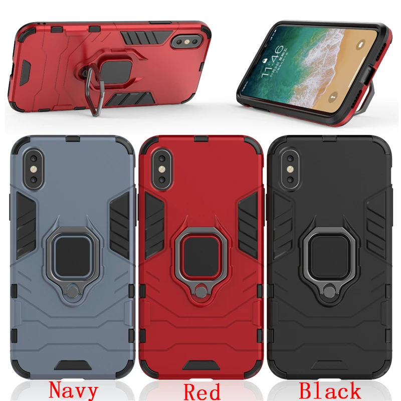 Новый противоударный чехол для iPhone 5 5S SE 6 6S 7 8 Plus 12 Mini 11 X XS Max XR телефона с кольцом на