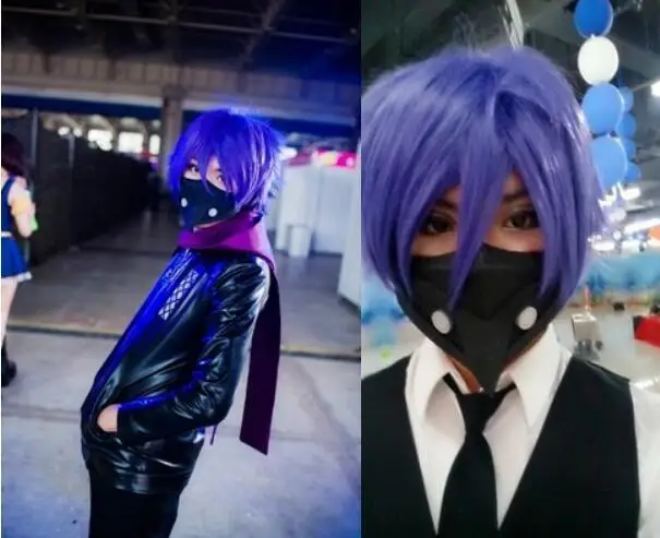 Аниме маска Tokyo Ghoul Kirishima Ayato пластиковая для Хэллоуина косплей-реквизиты