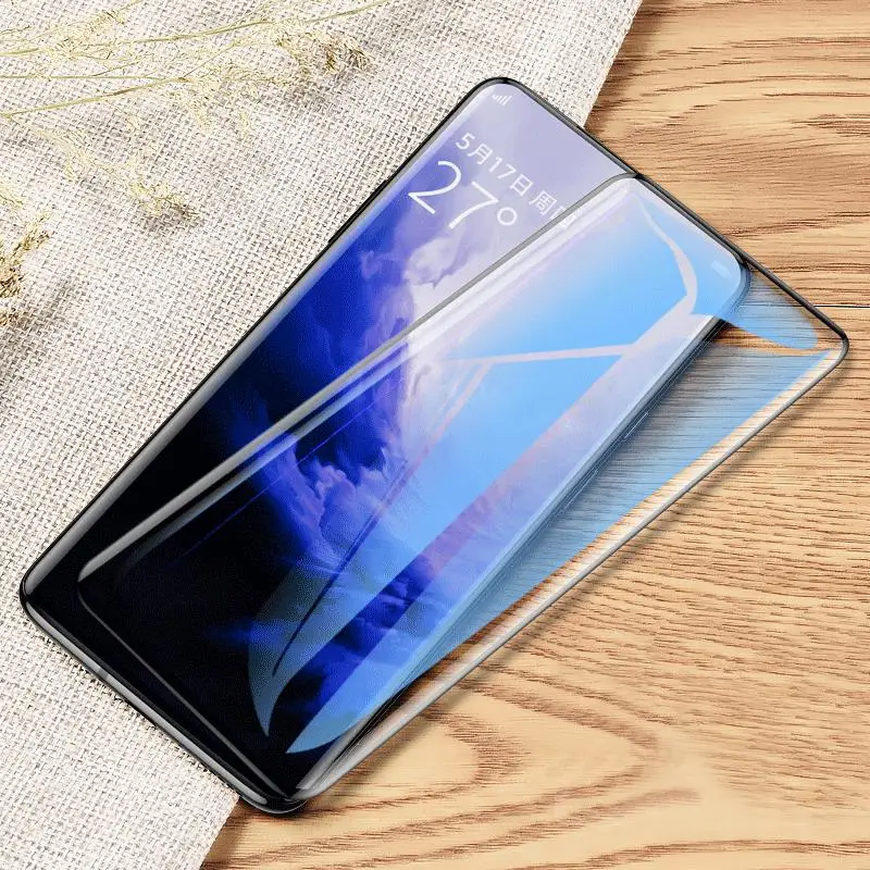 OnePlus 7 Pro 5D изогнутое закаленное стекло 4D полное клеевое Защитное для экрана One Plus 1
