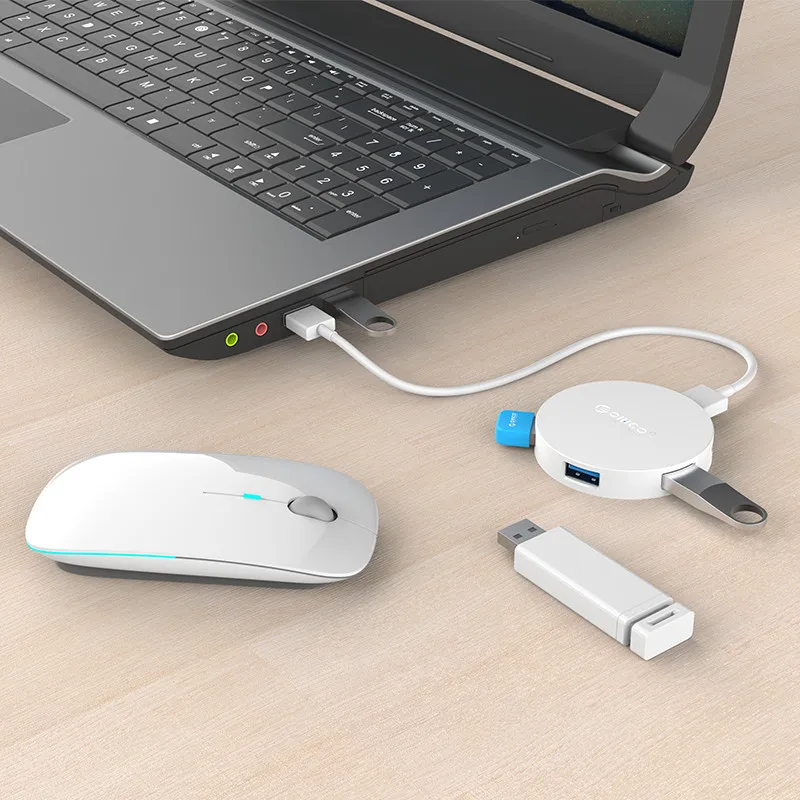ORICO 4 порта s USB 3 0 концентратор с портом Micro Power Support порт для зарядки OTG адаптер
