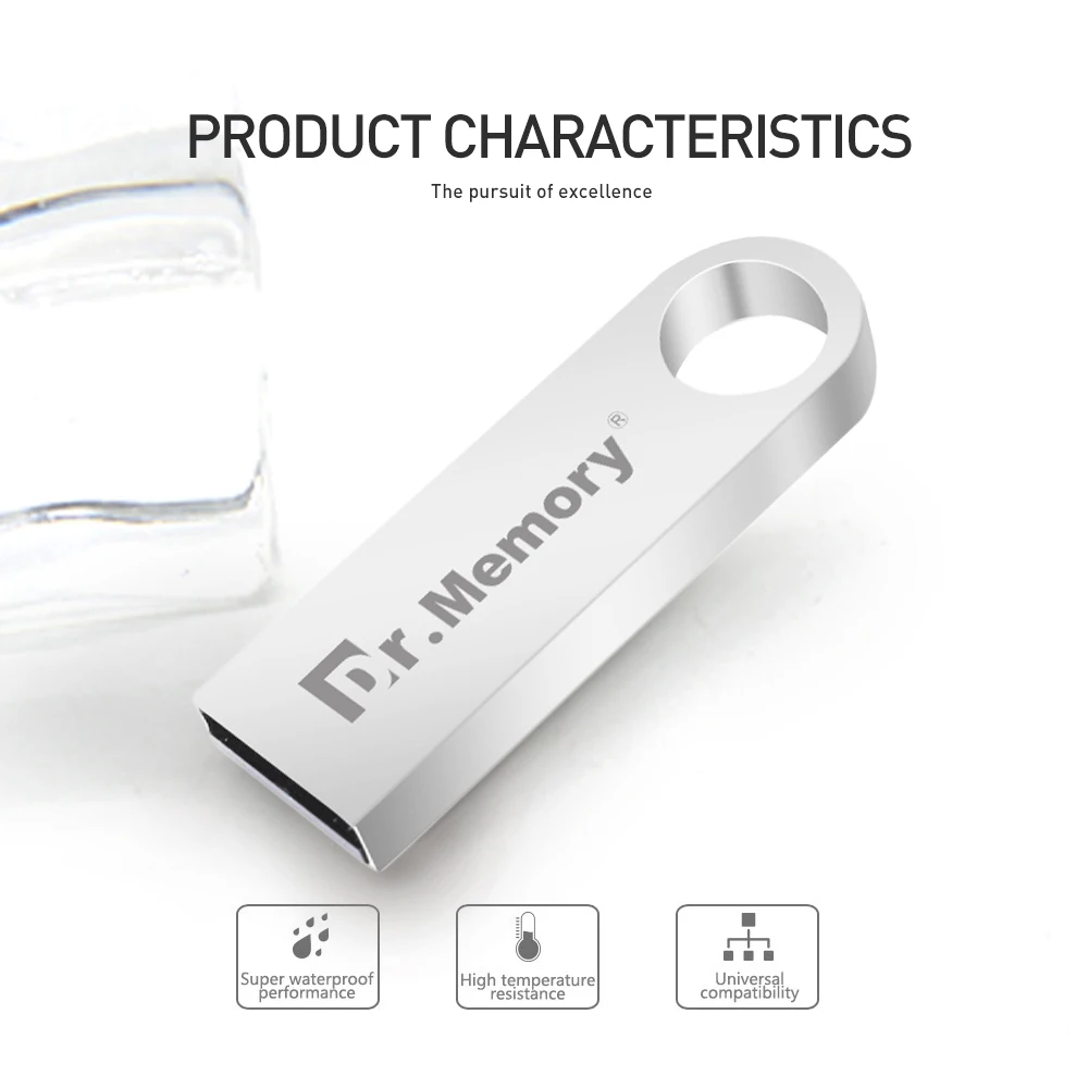 Металлический Автомобильный USB флеш накопитель 64 ГБ 32 128 м 4 8 16 2 0|USB