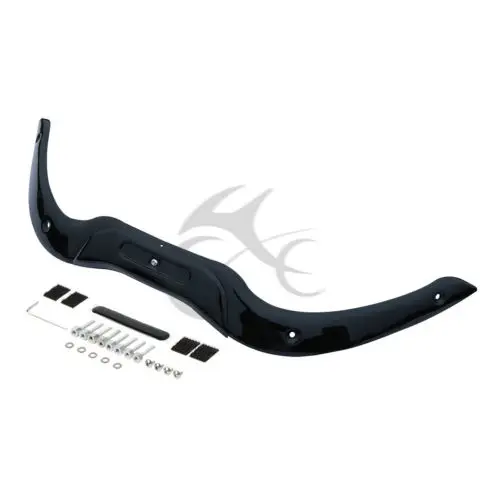 

Накладка на лобовое стекло мотоцикла для моделей Harley Touring CVO Road Glide Ultra Custom 2004-2013, хромированный черный