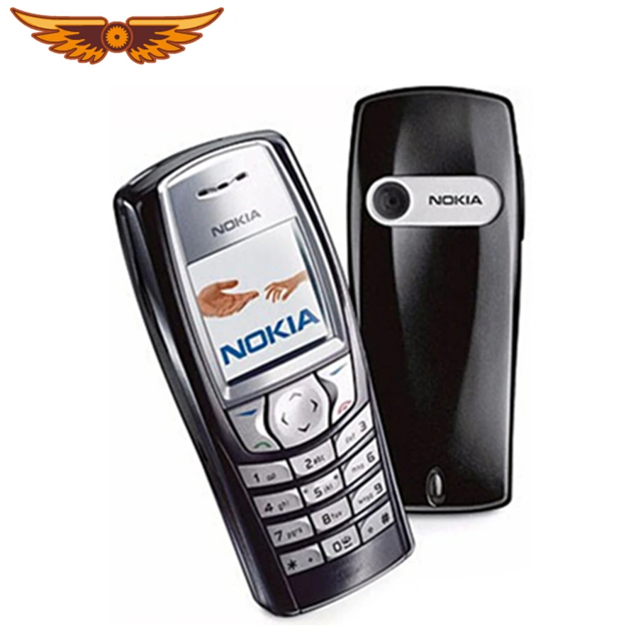 6610 разблокированный Nokia 6610 старый дешевый поддержка русская и арабская клавиатура Восстановленный сотовый телефон без камеры