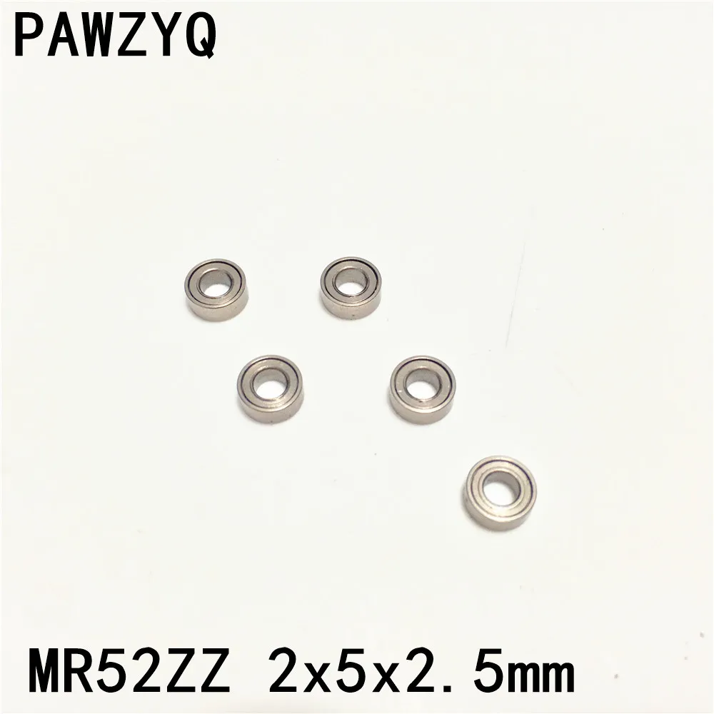50 шт. MR52ZZ MR52 2Z 2x5x2 5 мм глубокий шаровой подшипник металлический экранированный