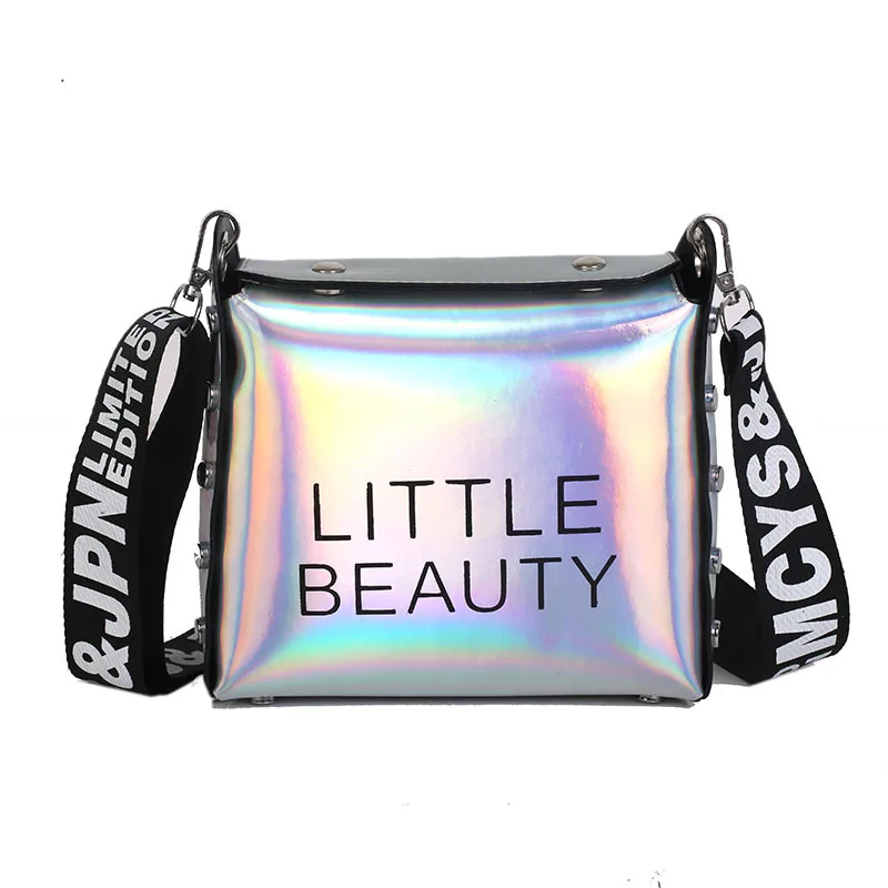 Сумки через плечо для женщин 2019 модная прозрачная с лазером новинка