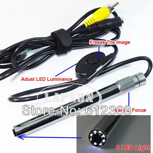 Цифровой видеомикроскоп эндоскоп с HD-камерой 8 светодиодный одами и