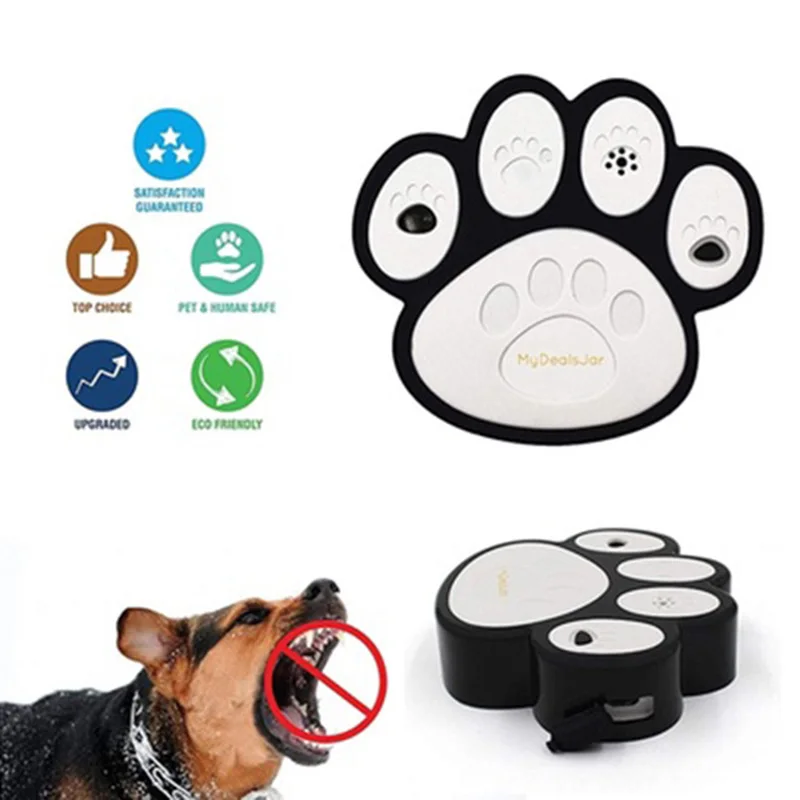 JORMEL Pet безопасности человека мини Paw Анти лай ультразвуковое устройство кора