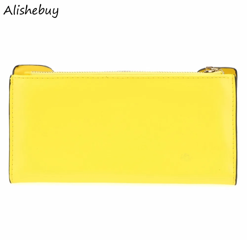 Women Purse Bow Knot Leather Wallets Candy Color Long Wallet PU Thin Card Holders Party Work Female Cute SV001309 | Багаж и сумки