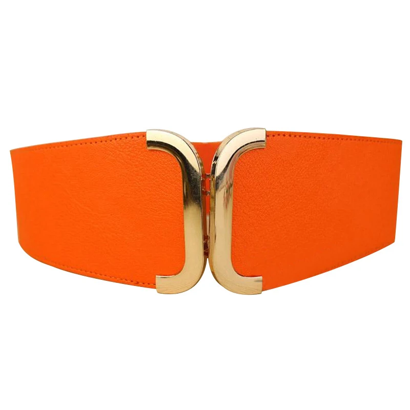 Новинка 2016 женщин Краткое ремень женский широкий пояс украшения упругой моды