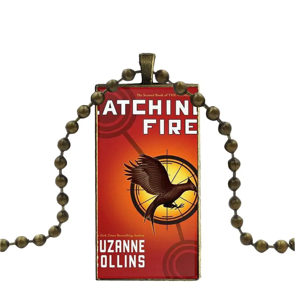 Голодные игры ловли огня Finnick для детей бронзового цвета стекло кабошон с