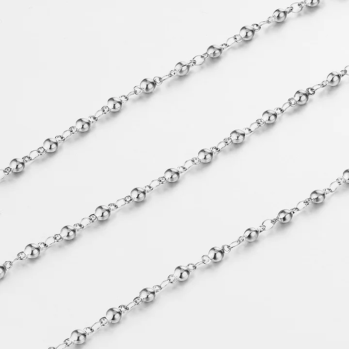Steel Color Женские короткие звенья цепи ожерелья тонкие Бусы из нержавеющей стали ожерелья для девочек заявление начальные ювелирные изделия подарок bijoux FN36 - Окраска металла: Steel Color
