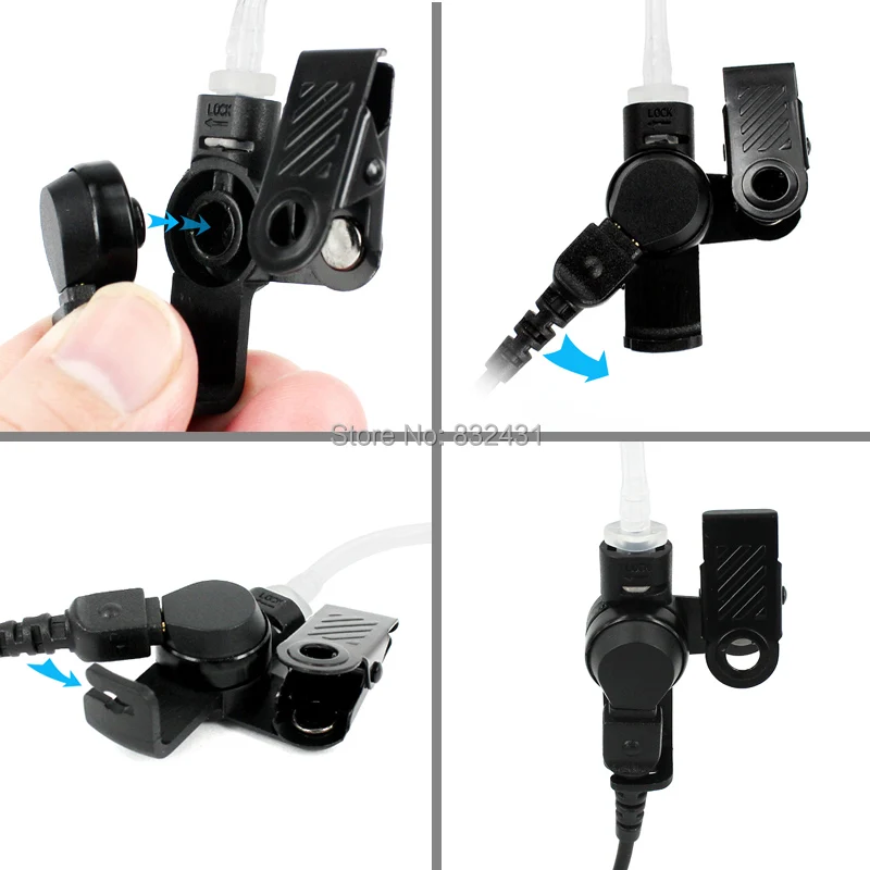 Гарнитура для Motorola DEP550 DEP570 DP2000 XIR P6600 P6608 E8600 XPR 3300 Walkie Talkie|earphone mobile|earphone walkie talkieearphone